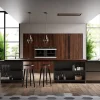 Cucina Kaly industriale grigio Arredo3 con penisola scontata 37%