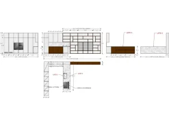 Cucina Klab 01 outlet con penisola Diotti.com con uno sconto imperdibile