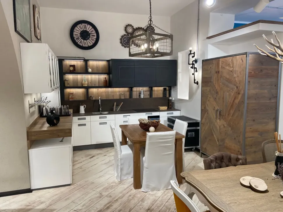 Cucina Lab40 ad angolo Marchi cucine con uno sconto imperdibile