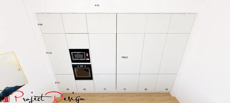 Cucina Line moderna bianca Astra con isola scontata 54%