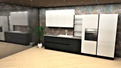 CUCINA lineare Aran Cucina mod. ginevra ciao cucine SCONTATA 36%