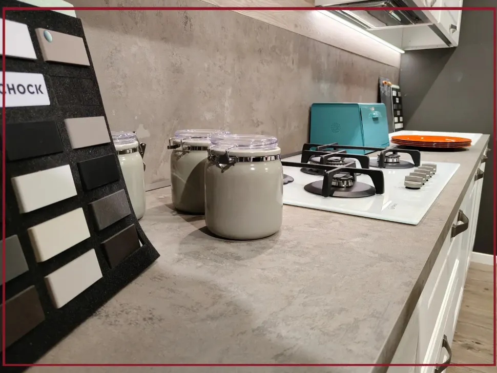 Cucina lineare classica bianca Arredo3 Asolo a soli 6959 Euro