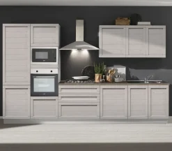 Cucina lineare Cucina elisa 360 cm five Artigianale con un ribasso vantaggioso