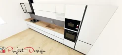 Cucina lineare design bianca Astra Line a soli 8500€