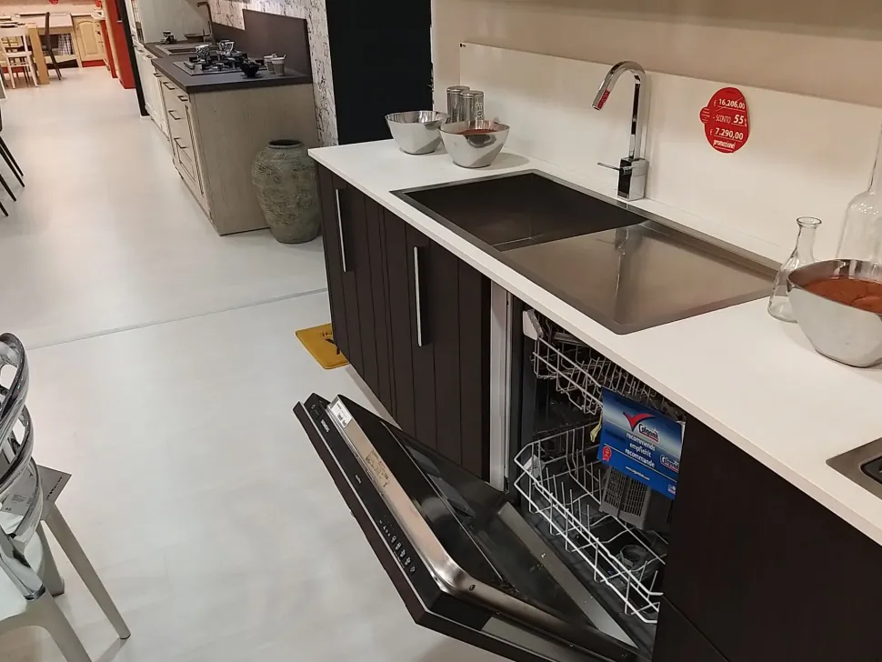 Cucina lineare design Doge Maistri cucine a prezzo scontato