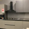 Cucina lineare design grigia Net cucine Sandy