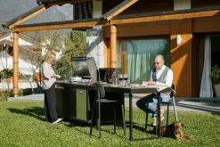 Cucina lineare in acciaio modello Cucina da esterno agher  ad un prezzo riservato