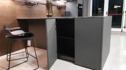 Cucina lineare in laccata opaco a prezzo scontato 45%