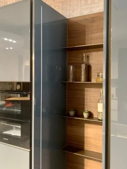 Cucina lineare in laccato lucido altri colori Color trend a prezzo ribassato