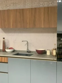Cucina lineare in laccato lucido altri colori Color trend a prezzo ribassato