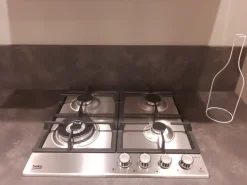 Cucina lineare in laminato materico altri colori Modula over a prezzo scontato