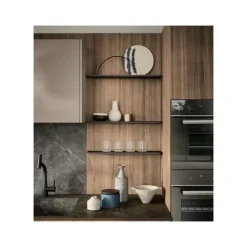 Cucina lineare in laminato materico altri colori Domino a prezzo ribassato