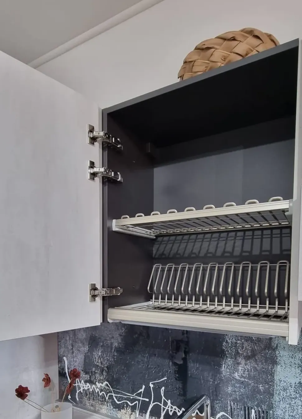 Cucina lineare in laminato materico altri colori Infinity maniglia grip a prezzo ribassato