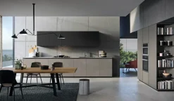 Cucina lineare in laminato opaco a prezzo ribassato 29%