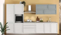 Cucina lineare in legno a prezzo scontato 38%
