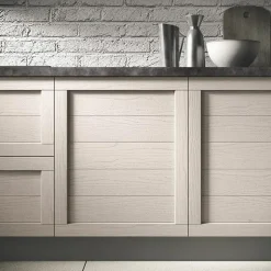 Cucina lineare in legno a prezzo scontato 38%