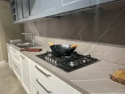 Cucina lineare in legno a prezzo scontato 60%