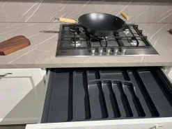 Cucina lineare in legno a prezzo scontato 60%