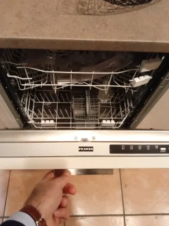 Cucina lineare in legno rovere chiaro Cucina melograni a prezzo scontato