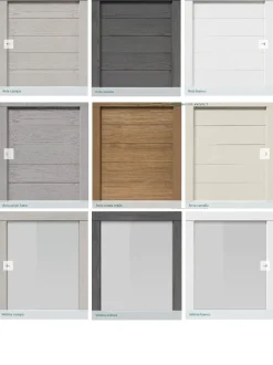 Cucina lineare in legno tortora Elsa a prezzo scontato