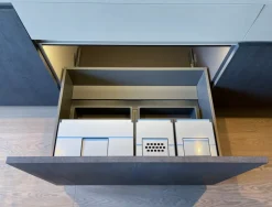 Cucina lineare in melaminico a prezzo ribassato 45%