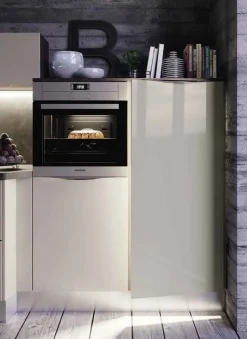 Cucina lineare in nobilitato grigio Paragon a prezzo ribassato