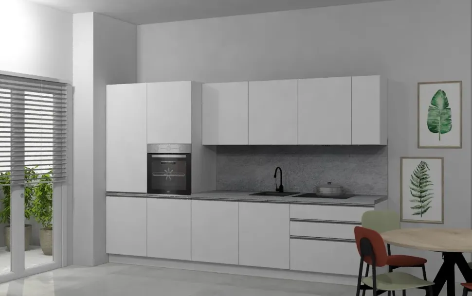 Cucina lineare in nobilitato altri colori 2026promosmart360 a prezzo scontato