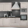 Cucina lineare in nobilitato altri colori Cucina bea cm 360 h 216 a prezzo ribassato