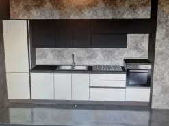 Cucina lineare in polimerico opaco a prezzo ribassato