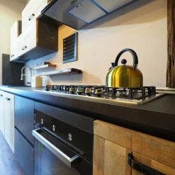 Cucina lineare industriale rovere chiaro Collezione esclusiva Cuicna industrial jupiter moderna a soli 4990€