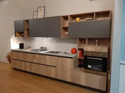 Cucina lineare Miky Artigianale con un ribasso vantaggioso