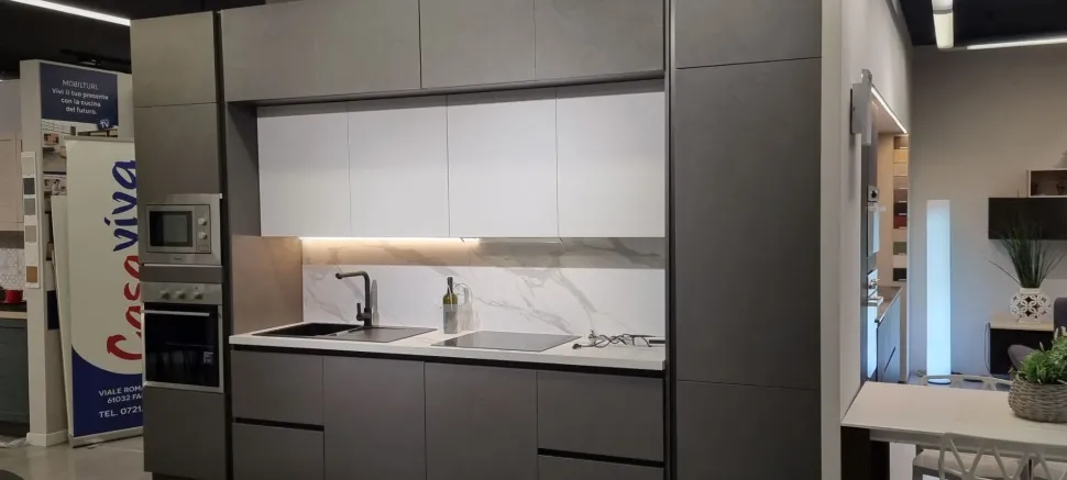 CUCINA lineare Mobilturi Nuova cielo SCONTATA 54%