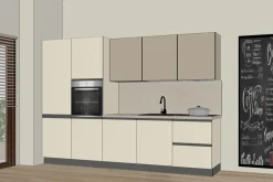Cucina lineare moderna altri colori Gicinque 300promo2026bis a soli 4990 Euro