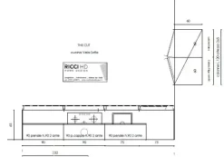 Cucina lineare moderna altri colori Record cucine Vela-sofia a soli 11800 Euro