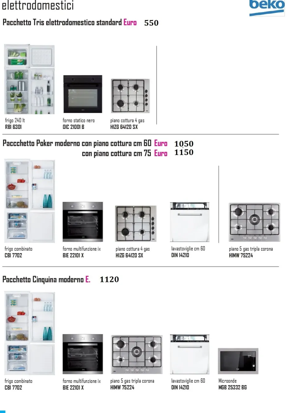 Cucina lineare moderna Betti Cucine store a prezzo scontato
