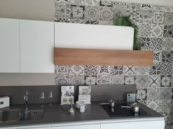 Cucina lineare moderna bianca Stosa Infinity a soli 7835 Euro