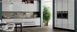 Cucina lineare moderna bianca Prima cucine Domino a soli 8250 Euro