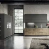 Cucina lineare moderna grigia Arredo3 Cleo 1