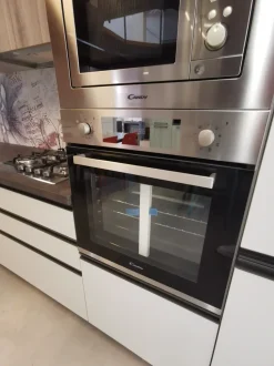 Cucina lineare moderna grigia Ar