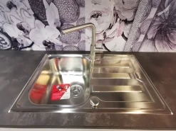 Cucina lineare moderna grigia Ar