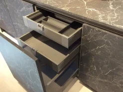 Cucina lineare moderna K5 Artigianale a prezzo ribassato