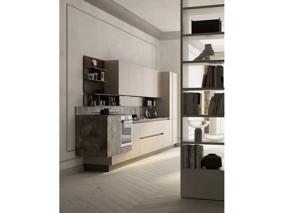 Cucina lineare moderna Lungomare Colombini casa a prezzo scontato