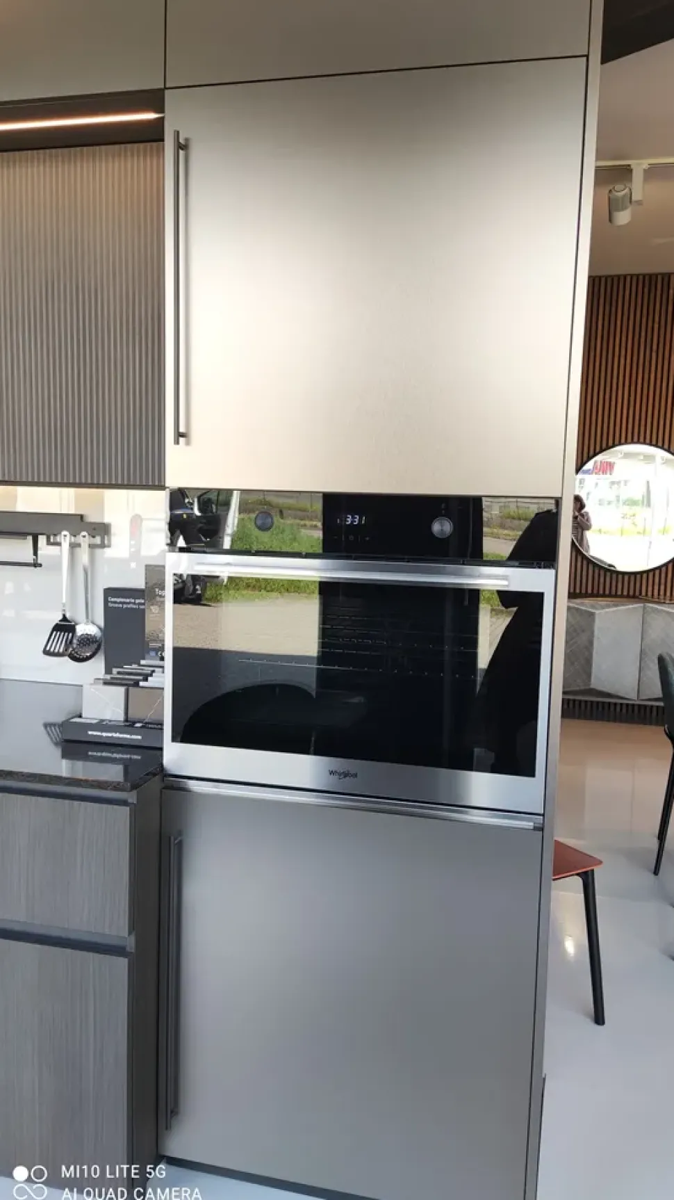 Cucina lineare moderna rovere moro Stosa Metropolis