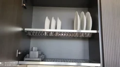 Cucina lineare moderna rovere moro Stosa Metropolis