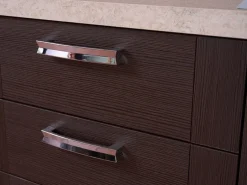 Cucina lineare moderna rovere moro Creo Mya  smart a soli 3480 Euro