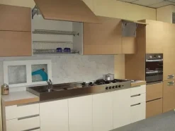Cucina lineare moderna Sistema Antares a prezzo ribassato
