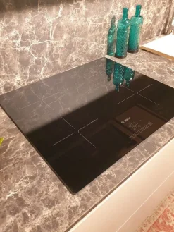 Cucina lineare moderna tortora Dibiesse Spring lesmo