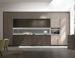 Cucina lineare moderna tortora Stosa Metropolis a soli 3660 Euro
