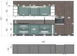 CUCINA lineare Moretti compact Myriad SCONTATA 38%