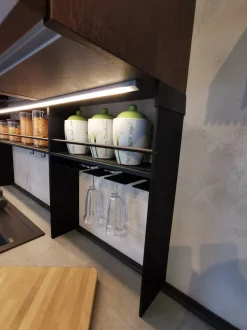 Cucina Loft xl moderna bianca Arrex lineare scontata 42%